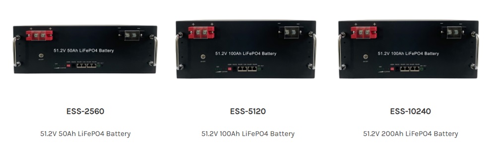 48V/51.2V Server Rack Batteries LiFePO4