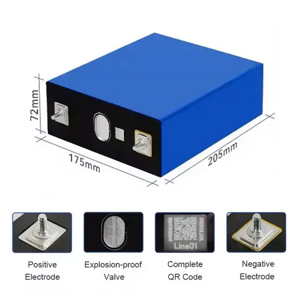 3.2V LiFePO4 Battery 320Ah Prismatic Cell