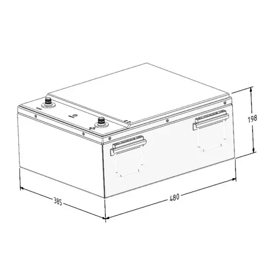 24V 255Ah LiFePO4 Battery Pack