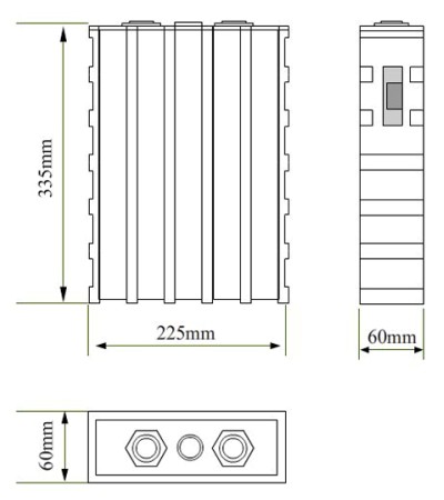 SD-LFP-200AH dimension