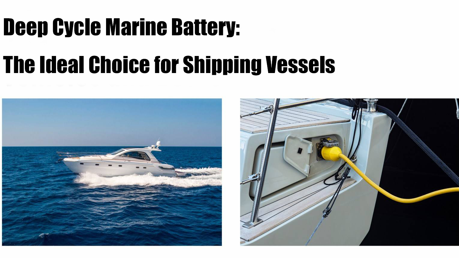 deep cycle Marine battery