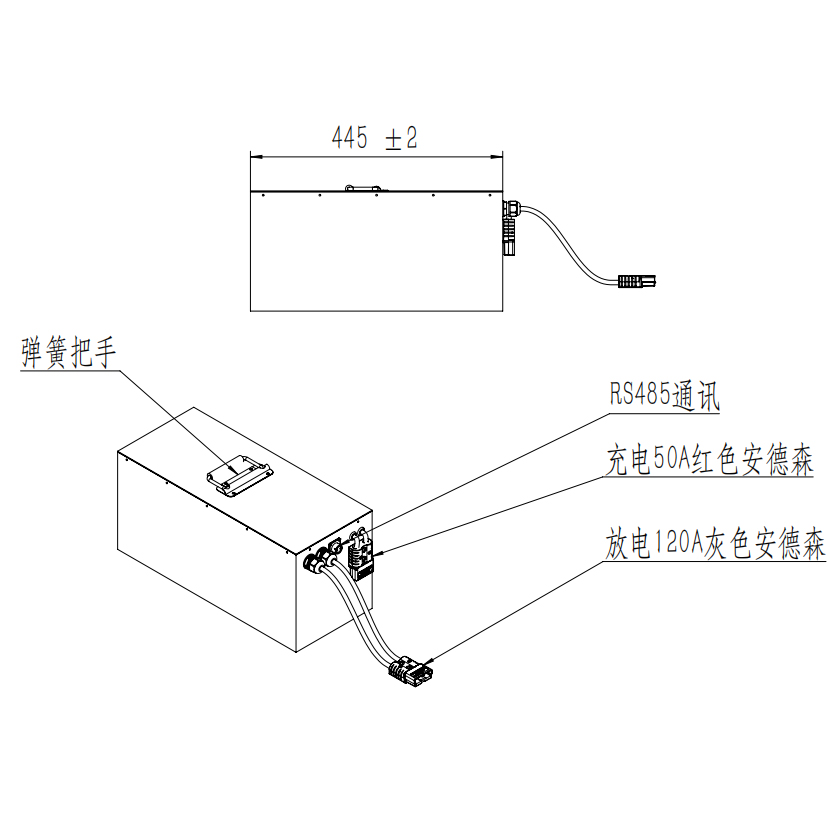 Customized for 25.6V 100AH lithium batteries for boats