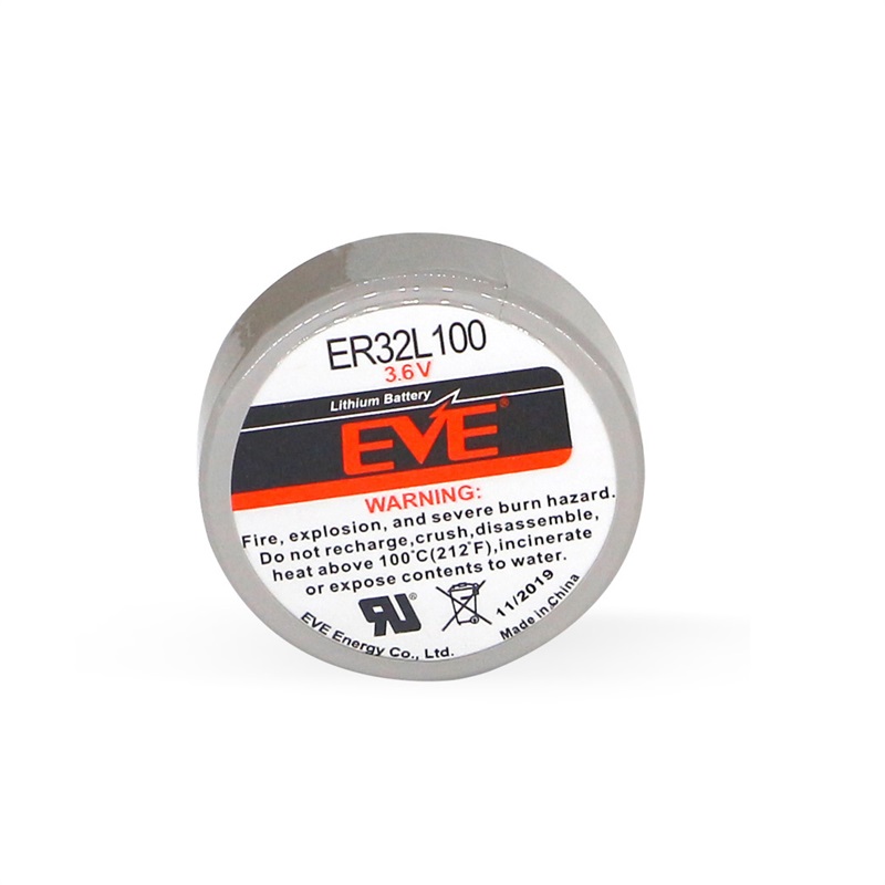 ER 32L100 3.6 V Lithium Battery Button Cell​ Li/SOCl2 Battery