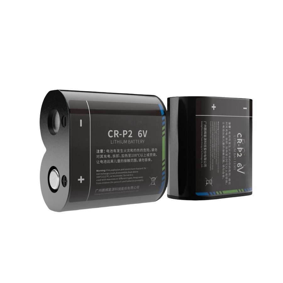 CR-P2 6V 1500mAh Lithium LiMnO2 Cell