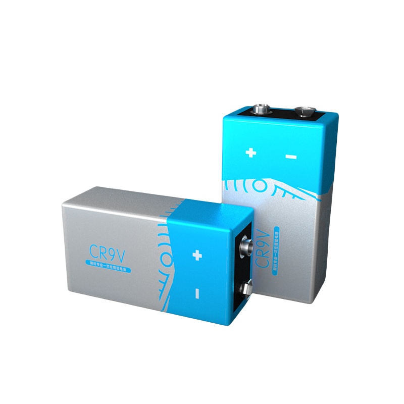 CR9V 600/1200mAh 9V CR LiMnO2 Series Prismatic Battery