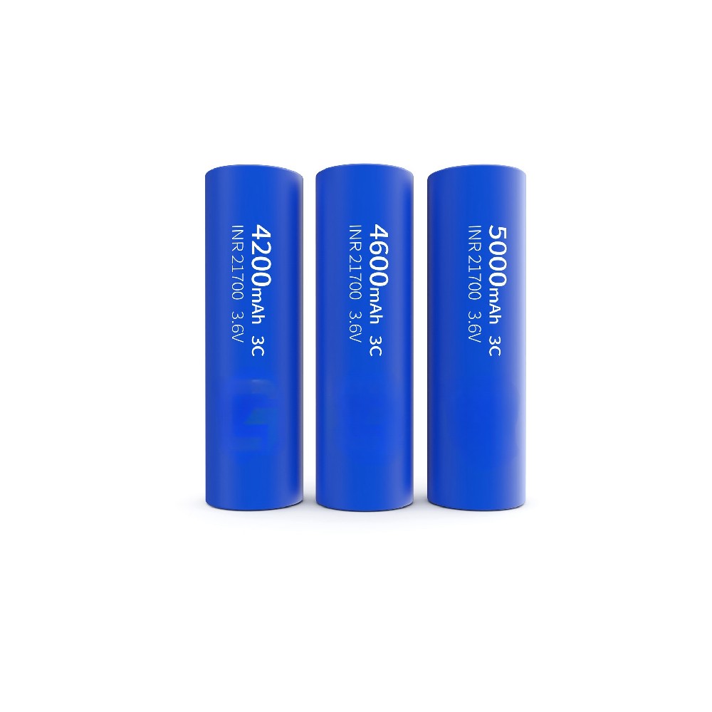 3.6V 4200/4600/5000mAh Cylindrical Power Lithium Battery Cell