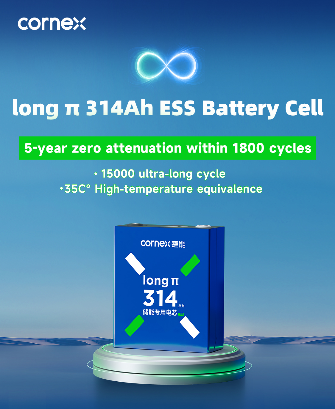 CORNEX Long π 314 Ah Energy Storage Cell