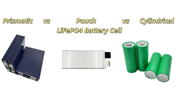 LiFePO4 Battery Cell：Prismatic vs Pouch vs Cylindrical Lithium Ion Battery Cell